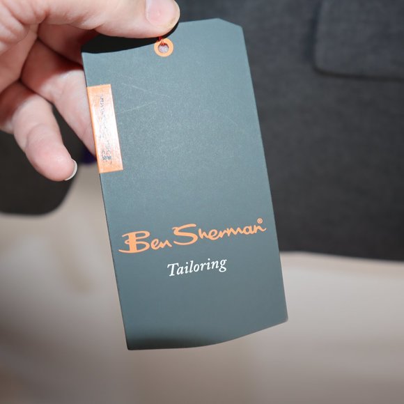 Ben Sherman Hanwll Grey Stretch Two-Button Suit Jacket Blazer Men's Size 42R-NWT - Picture 13 of 16